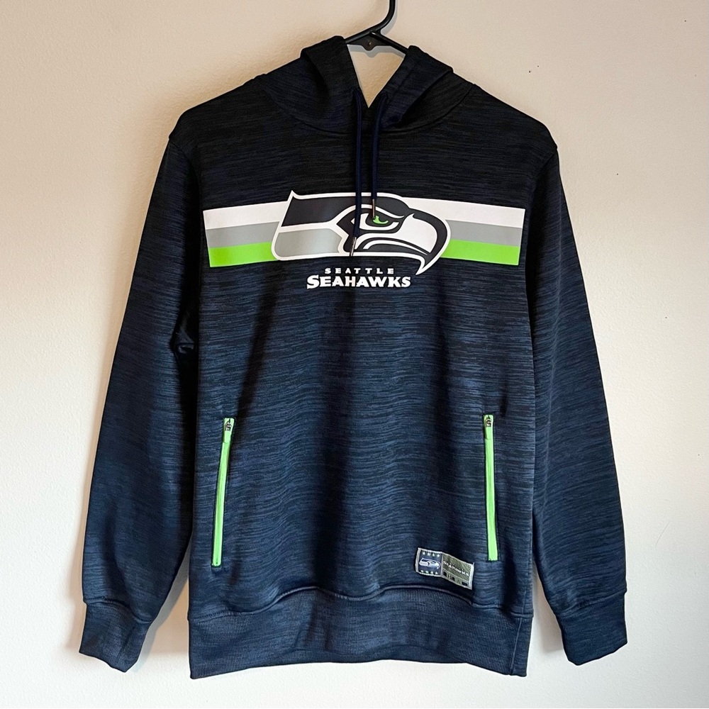 NFL Team Apparel Hoodie Men’s Size Small Seattle Seahawks Football Sweatshirt S
